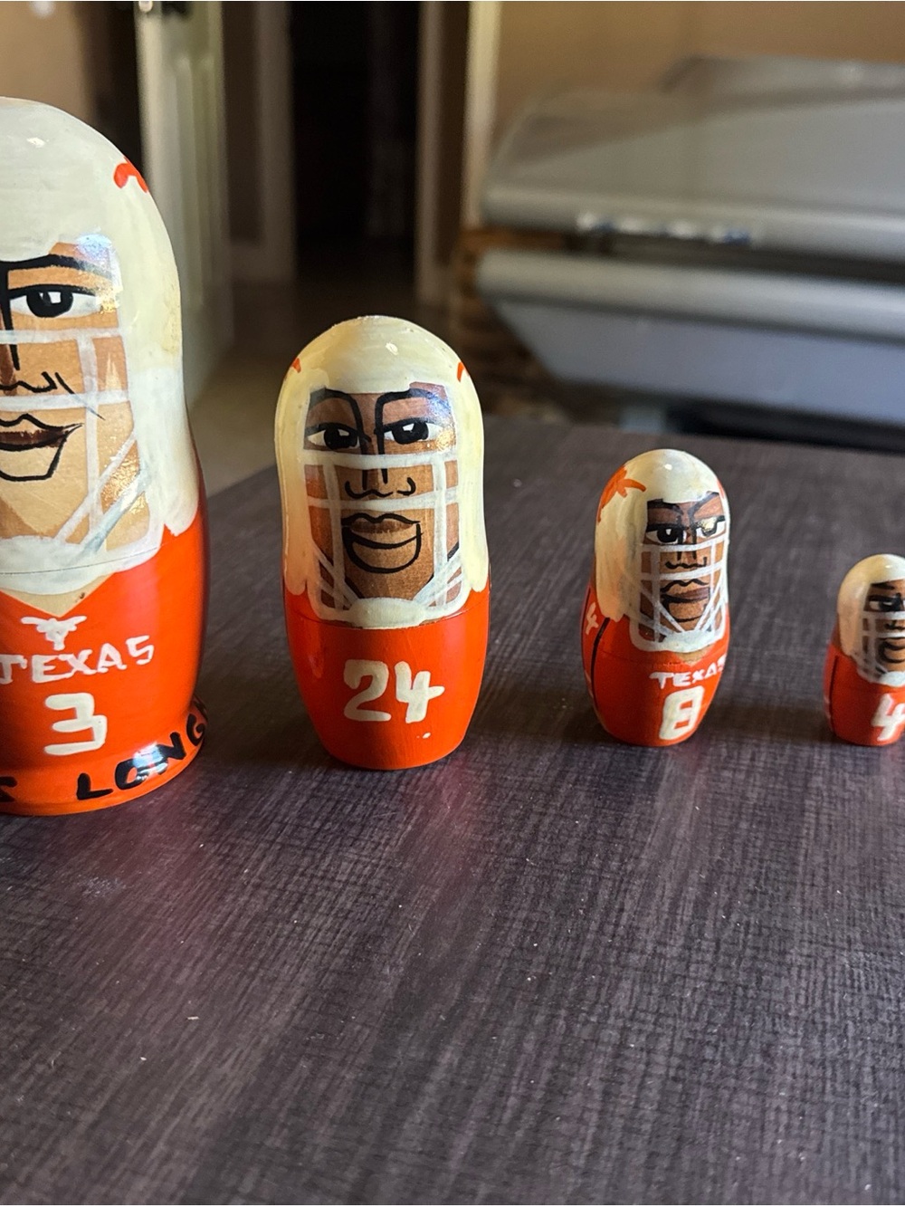 University Texas Austin Longhorns Football 2022-2023 Russian Nesting Dolls